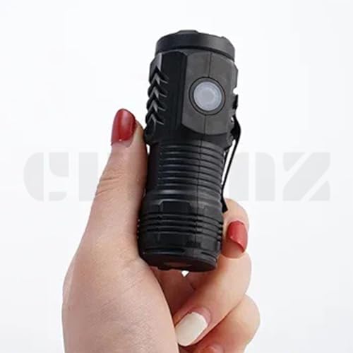 Image of Three-Eyed Monster Mini Super Power Torch, 3 Light Modes Water Resistant, Rechargeable LED (Black)