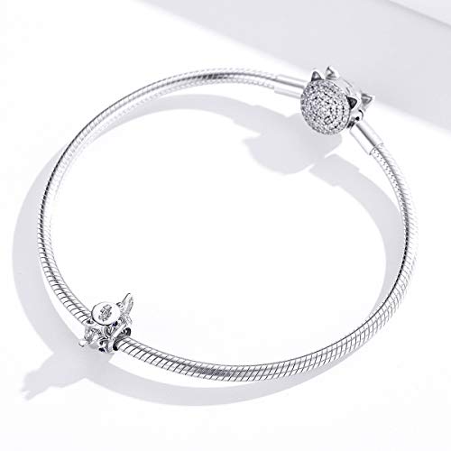 Abalorios de plata de ley con cubiertos y gorro de chef para pulseras de moda 2