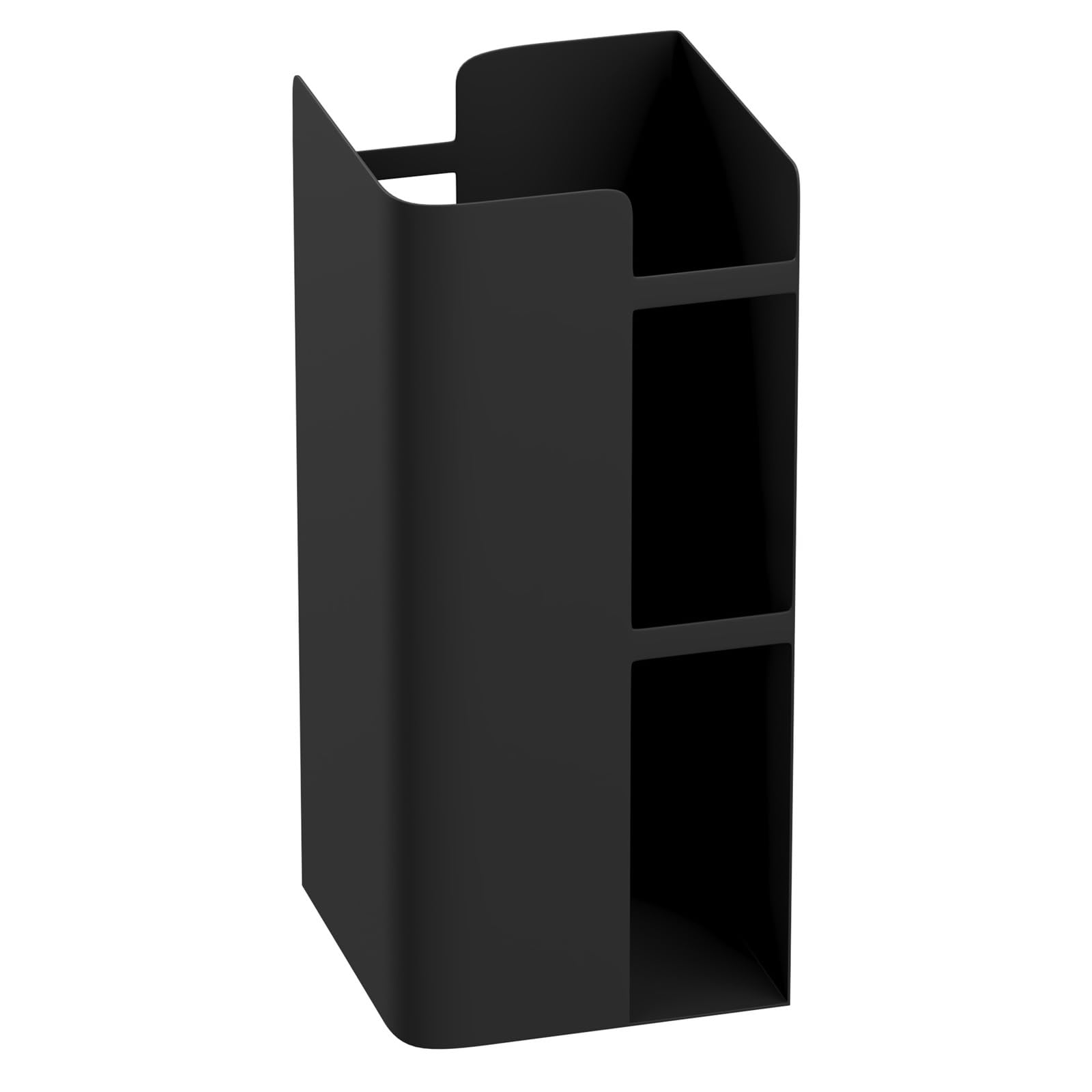 Porte-parapluie carré support rangement métal entrée maison bureau autoportant