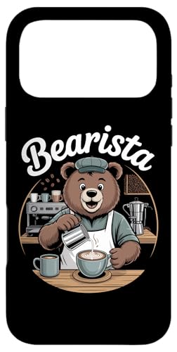 Bearista Bear Funny Coffee �X�}�z�P�[�X iPhone 17 Pro Max �p