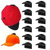 Altamejor 12 soportes para gorras, ganchos autoadhesivos para sombreros de...