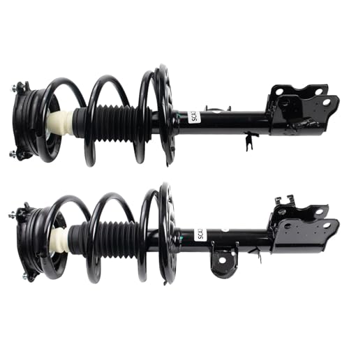 Image of TRQ Front Strut and Spring Assembly Set Loaded