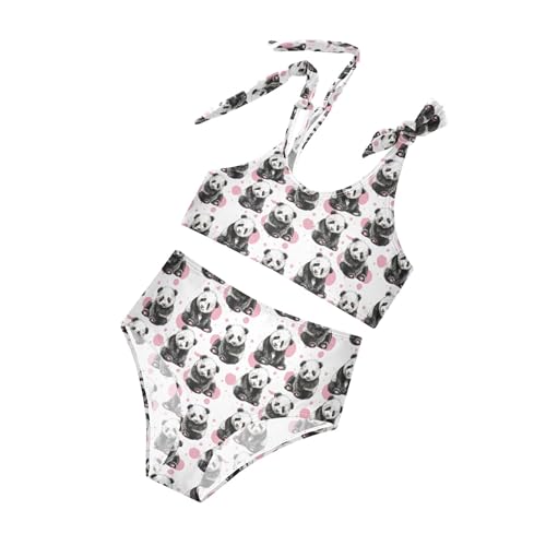 Image of Girls Tankini Swimsuit Bathing Suit Two Piece Bikini Summer Beach Swimwear with Adjustable Strap 3-12 Years