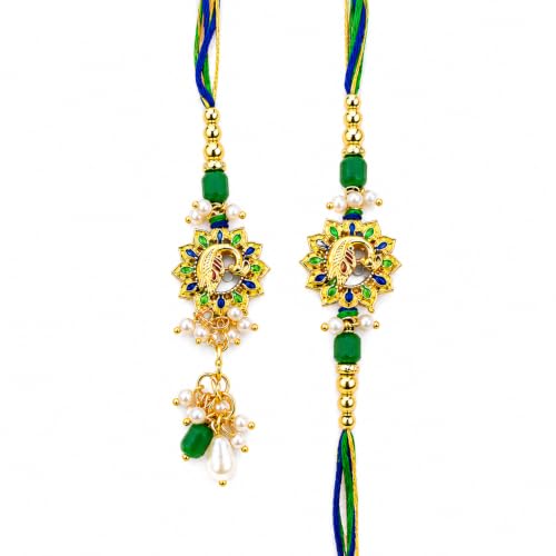 Image of The Purple Tree Designer Bhaiya Bhabhi Rakhis