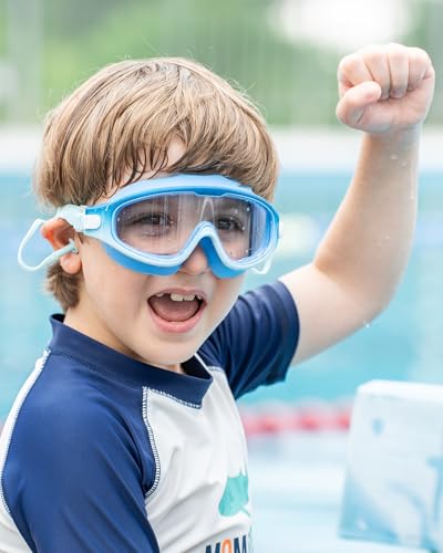 Image of Swim Goggles for Kids 6-12, Wide View Anti-Fog UV Protection No Leaking,Boys Girls Youth Swimming Goggles