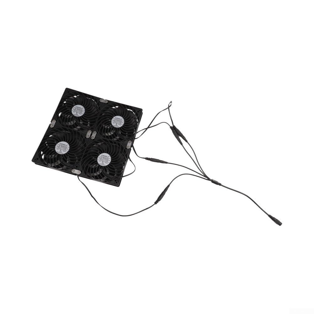 Kit Ventilatore Aspirazione per solare 15W per Serra Kit Ventilatore(30W)