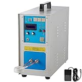 GJBMXSM 15 Kw Hochfrequenz-Induktionsheizofen 30–100 kHz, Einphasen-Induktionsheizgerät 220 V Für Wärmebehandlung Von Metallwerkzeugen, Metallschmelzofen, Schweißanlage Und Metallabschreckanlage