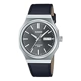 Casio Orologio Analogico-Digitale Uomo con Cinturino in Pelle A2419