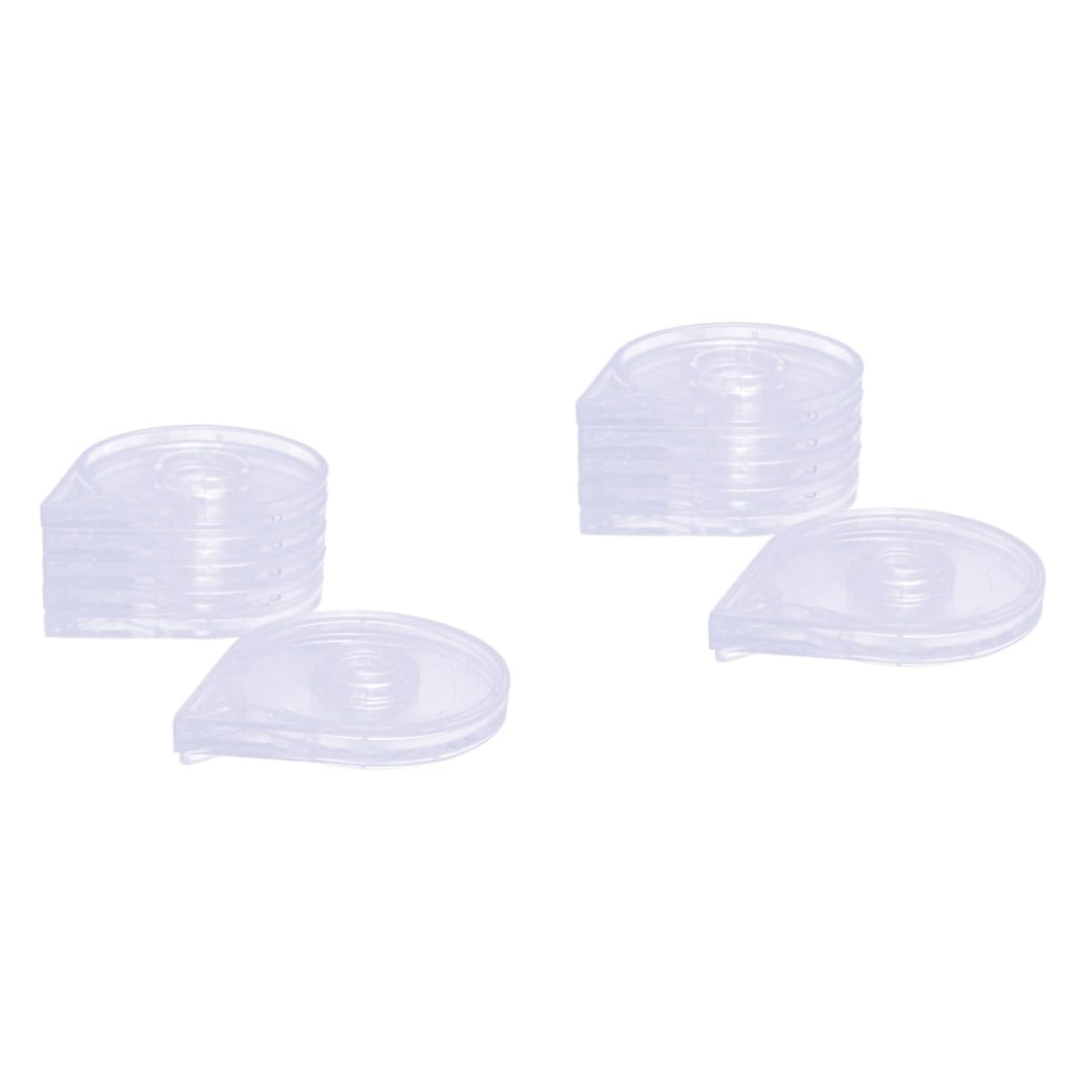 Beatifufu 2sets Nail Art Striping Tape Line Case Nail Tools and Accessories Kit 6 Striping Rollers 6pcs*2