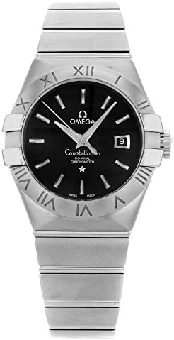 Omega Constellation 123.10.31.20.01.001Co-Axial Black Dial Stainless Steel Index Automatic Ladies Watch