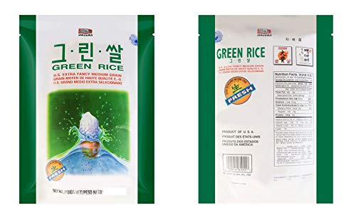 Haitai Arroz coreano de primera calidad (arroz verde, 20 libras x 1)