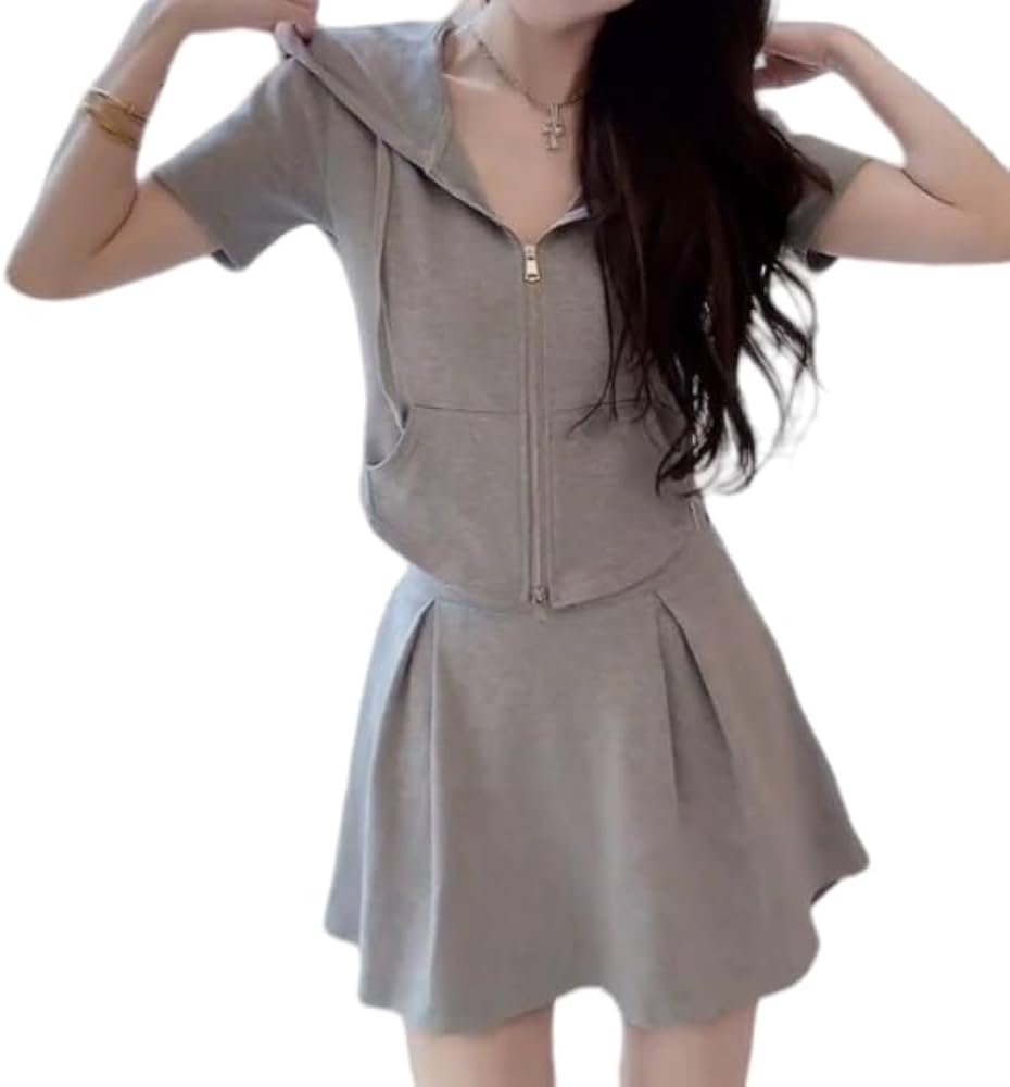 Amazon | セットアップ レディース 夏 上下 2点 セット 半袖 パーカー Amazon | セットアップ レディース 夏 上下 2点 セット 半袖 パーカー