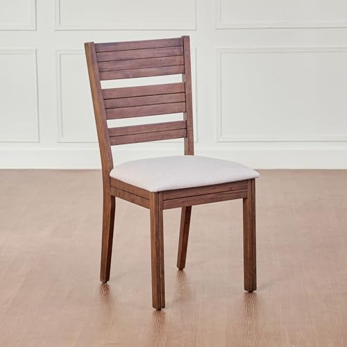 Image of Home Centre | Montoya | Solid Wood | Dining Chairs | Brown | Set of 2 | 1 Year Warranty
