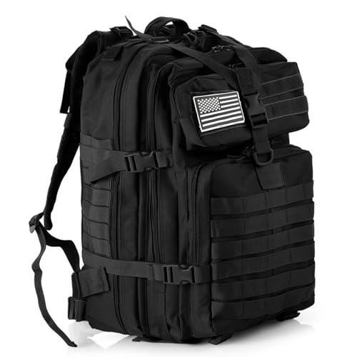 GUJOIN 50L Strapazierfähiger Nylon Wasserdichter Angeln Jagdrucksack Outdoor Militär Rucksäcke...
