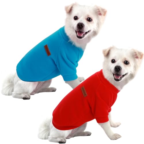 HuaLiSiJi Dog Jumper Dog Hoodie Puppy Fleece Jumper Chihuahua Clothes