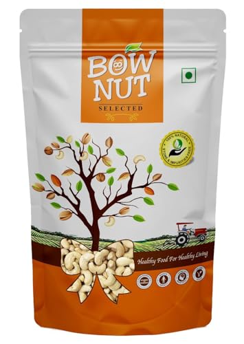 Image of Bownut Kaju (Cashew) 250 Grams for All Ages | High in Protein and Boosts Energy and Build Immunity | Healthy Nutritious Cashew Nut | Delicious Vegan & Crunchy Kaju Nut for Cooking and Raw Eating
