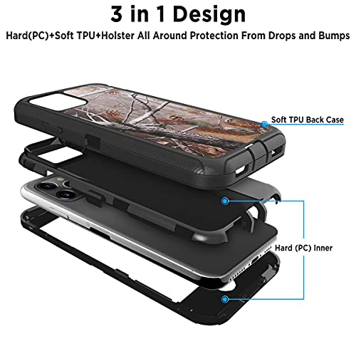 Fastsun Defender Case Designed for iPhone 12 Mini, Protective Defender Shockproof Hybrid Case Dual Layer Design Hard Cover Compatible with iPhone 12 Mini 5.4