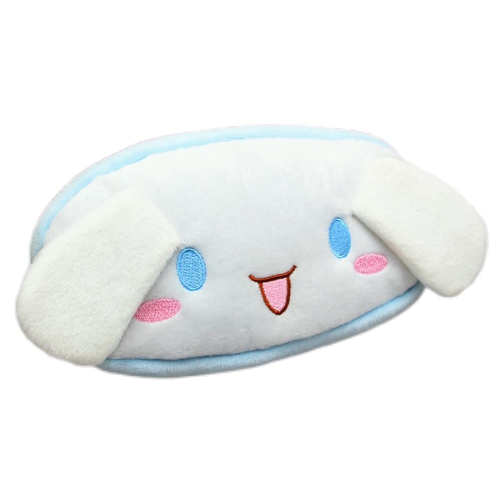 ZMOO Kirby Kuromi Melody Cinnamoroll - Estuche para lápices de peluche, bonita bolsa de maquillaje de felpa, bolsa de lápices de anime, bolsa de papelería de regalo para niñas y mujeres, 20 x 11 x 3