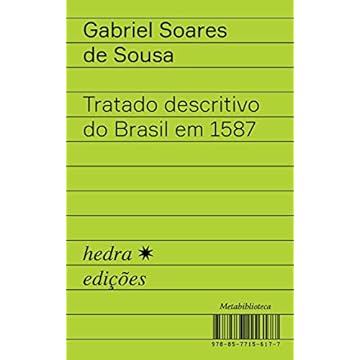 Capa do livro Tratado descritivo do Brasil em 1587