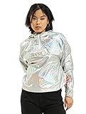 Urban Classics Damen Ladies Holographic Pull Over Jacket Jacke , Silber (Silverholographic 01736) , XS