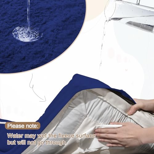 Image of Jumbo Waterproof Dog Bed for Extra Large Size Dogs with Bolster | 360 Degree Bolster Support, Egg Crate Foam, Waterproof Liner, Anti-Slip Bottom, Machine Washable Cover, 53 x 42 Inch