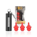 SEGURIDAD Y PROTECCIÓN: EarPeace tapones de oídos con cancelación de ruido que incluyen sets de filtros de protección Media, Alta y Máx, haciéndolos ideales para usar con herramientas potentes, maquinaria pesada o simplemente para cortar el césped.