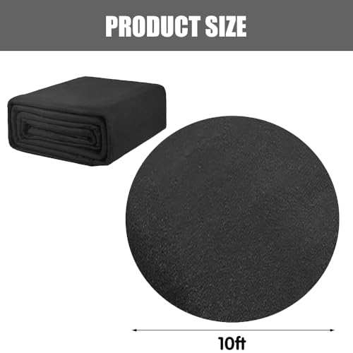 Miniatura 6 de Skikhn Tapiz Suelo Piscina, 305 Cm Base De Piscina Redonda, Alfombra Pis-Cina Suelo, Antideslizante, Lona De Suelo Para Pool, Protección Para Spas Exteriores E Hinchables
