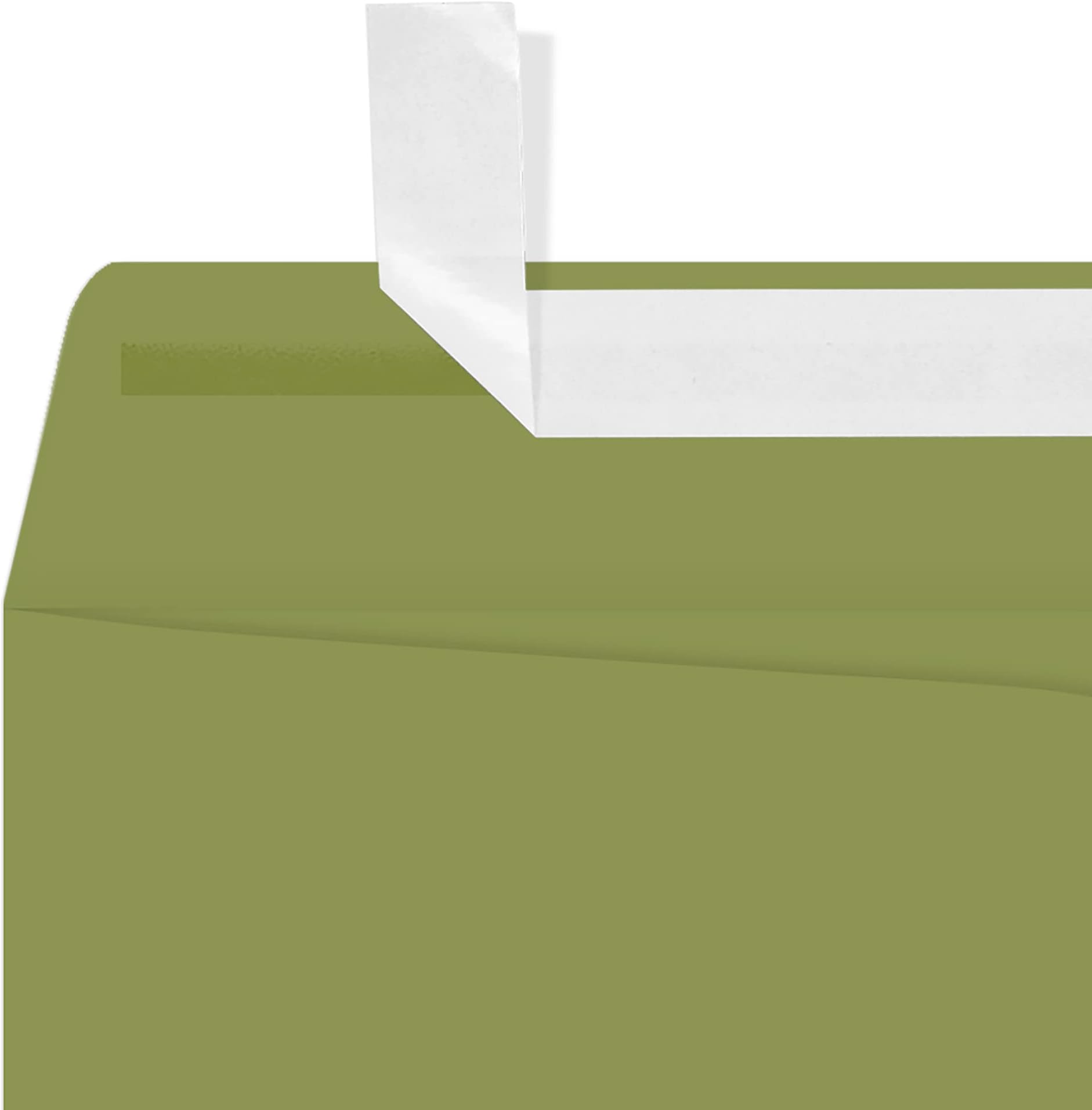 LUXPaper 9 x 12 Open End Envelopes | Peel & Press | Avocado Green | 70lb. Text | 50 Qty