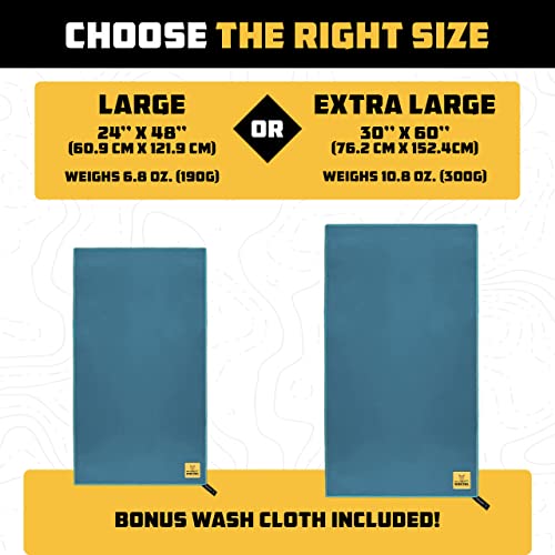 Wise Owl Outfitters Camping Towel - Camping Accessories, Quick Dry Microfiber Towel for Travel, Hiking, Yoga, Workout, and Backpacking Wise Owl Outfitters Camping Towel - Camping Accessories, Quick Dry Microfiber Towel for Travel, Hiking, Yoga, Workout, and Backpacking