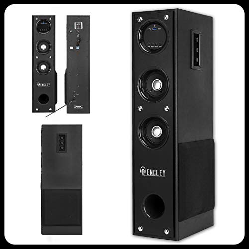 Image of BENCLEY BLED 25000 Watt PMPO 2.1 Channel Wireless Bluetooth Tower Speaker (Black)
