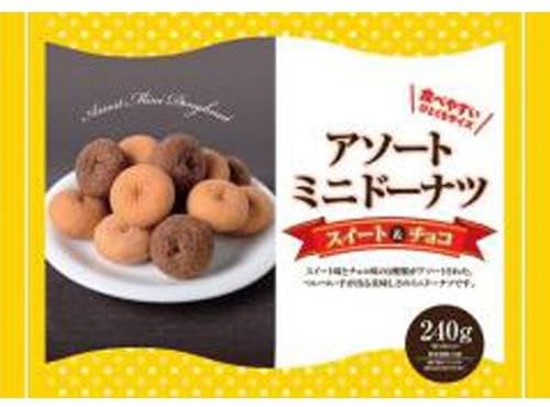 Amazon.co.jp: リボン 240g アソートミニドーナツ ×16 : 食品