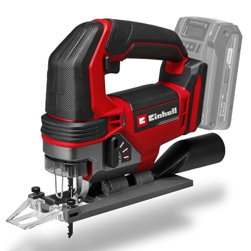 Einhell Scie sauteuse sans fil TE-JS 18/100 Li-Solo Power X-Change (18 V, profondeur de coupe 100 mm...