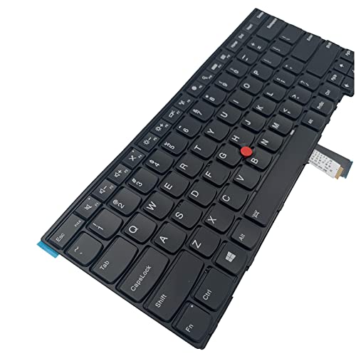 Siakoocty Laptop Replacement US Layout with Backlight Keyboard for Lenovo ThinkPad T440 T440P T440s T431 E431 L440 T450s L440 L450 L460 L470 T431S T450 e440 e431S T460 0C45328 04Y2763 PK130X72A00