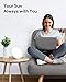 Gladle Light Therapy Lamp, UV-Free 10000 Lux Bright LED Sun Lamp with Timer, Ultra-Thin USB C Happy Energy Light with 3 Brightness Levels, Memory Function, Touch Control, Foldable Stand, Storage Bag