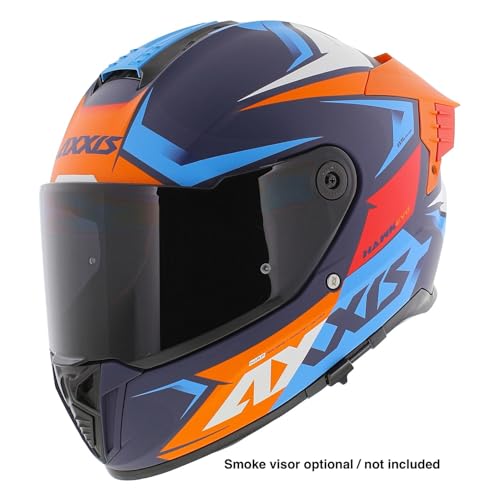 Casque intégral Axxis Hawk SV Evo protégeant des reflets du soleil