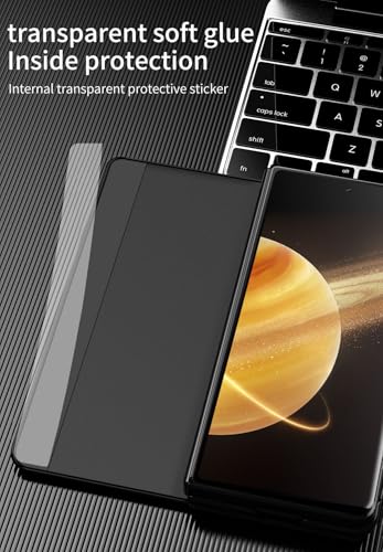 Étui Honor Magic V3 clapet marron pour éviter les rayures d'écran