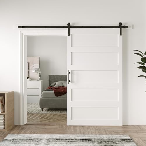 COSHOMER 5-Panel PVC-Coated Door
