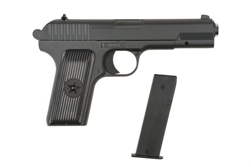 THE REPLICANT Pistolet à Billes Airsoft G.33 Tokarev/Modèle à Ressort (Spring) / Matière : Métal/Mode Coup par Coup/Puissance 0.5 Joule