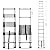 HOSTIC 14.5 FT Telescoping Ladder 330 lbs Capacity Heavy Duty Aluminum Extendable Ladder Collapsible Locking Mechanism for Attic Household Use Outdoor Work