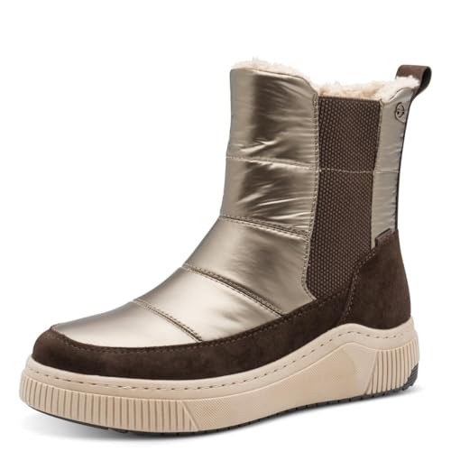 Tamaris - Bota de Nieve para Mujer, Comfort WL Boot Duo-Tex, Mocca Comb, 39 EU, Mocca Comb, 39 EU