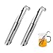 2 Filtros de té, Difusor de té de Acero Inoxidable, Infusor de té Reutilizable, Colador de té de Malla de Mango Largo para té Suelto, Especias, Rosa, Perfecto para Colgar en la Taza