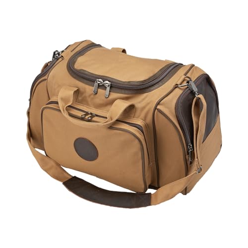 Flight Outfitters Unisex Bush Pilot Duffel Hand/Shoulder Carry Canvas & Leather Plane Travel Luggage Aviation Gear Flight Bag2