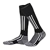 Mikiuly Calcetines de Esquí TérmicosCalcetines Altos De Compresión Para Snowboard Calcetines Termicos Frio Extremo Gruesos Hasta La Rodilla Para Clima Frío