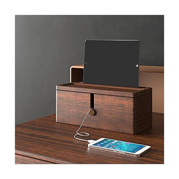 PC Laptop Table Workstation Multifunctional Wooden Desk Light Luxury Study Room Writing Workstation Desk with Leather Baffle 51" Rugged PC Laptop Desk for Home Office Desk Office Study Desk - Image 5