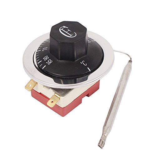 uxcell NC Adjustable Temperature Control Switch Thermostat 30-85 Degree Celsius