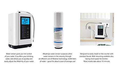 Water Ionizer, Water Purifier Machine PH 3.5-10.5 Alkaline Acid Water Machine,Up to -500mV ORP, 8000 Liters Per Filter,7 Water Settings,Auto-Cleaning,Intelligent Voice - Image 6