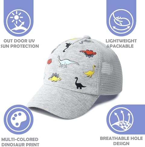 Casquette Militaire Enfant Casquette Baseball Bébé Réglable - Protection Solaire UPF 50+ Casquette Réglable Velcro