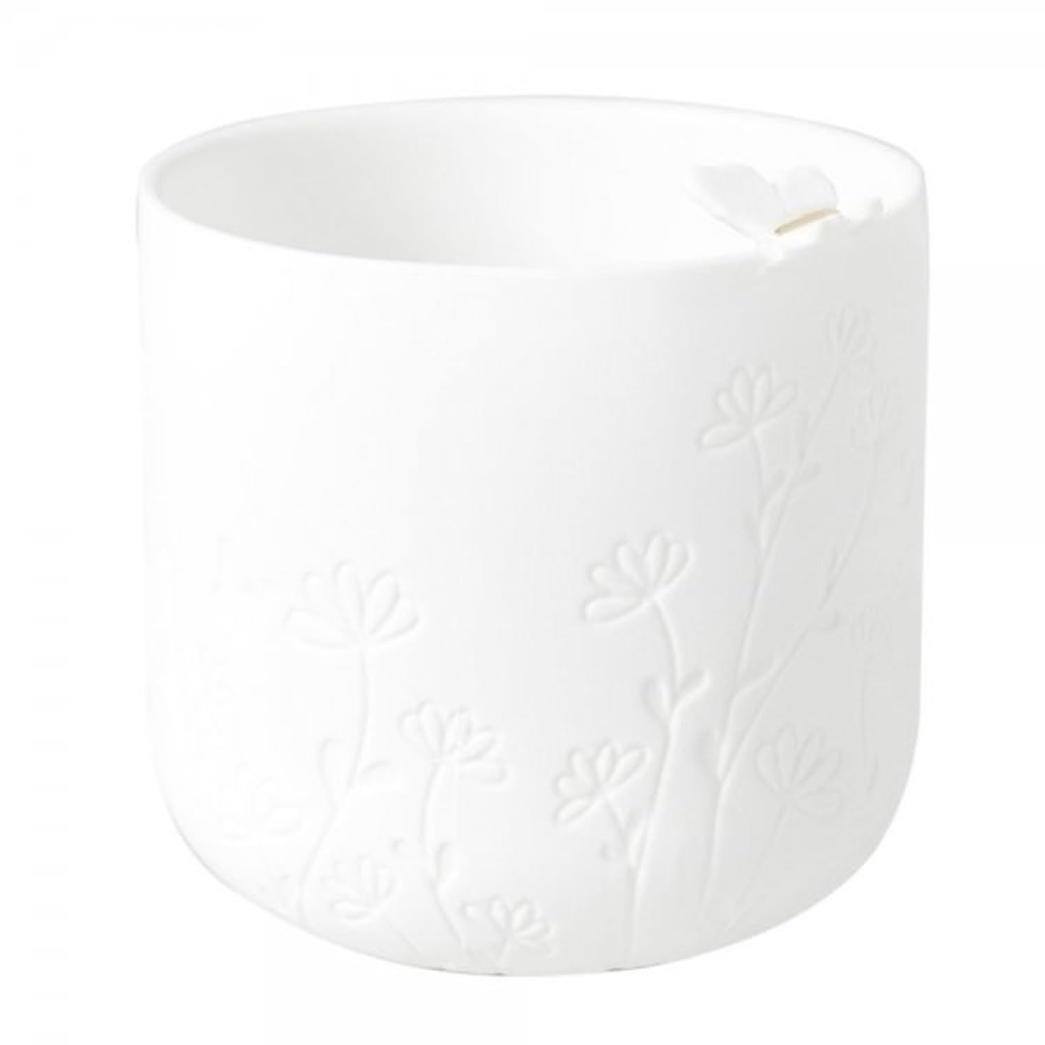 Räder White Porcelain Stories Tea Light Holder Butterfly Top