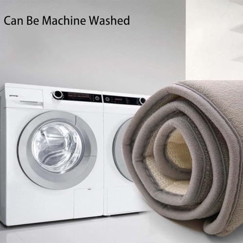 Tappetino da Bagno Extra Morbido Antiscivolo, ad Asciugatura Rapida, in Memory Foam Altamente Assorbente, 140 x 200 cm, Arancione. Perfetto per la Sicurezza e Il Comfort in Bagno.