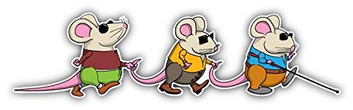 DG Graphics Three Blind Mice Cartoon Art Decor...